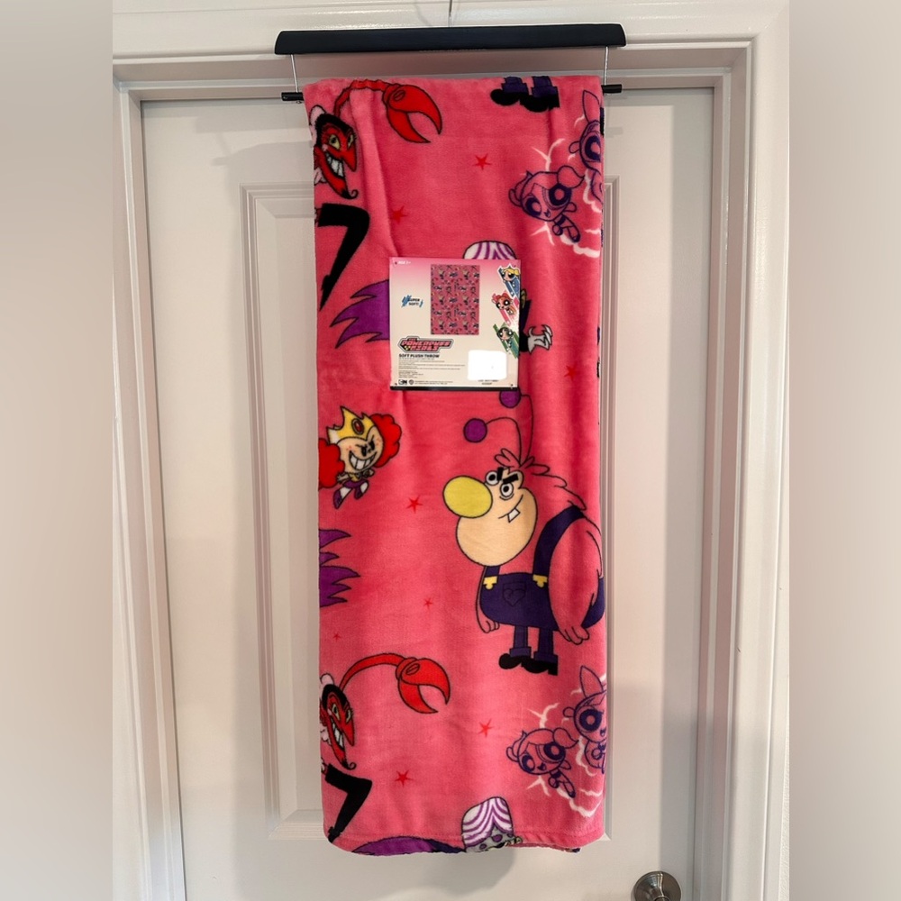 The Powerpuff Girls Pink Blanket